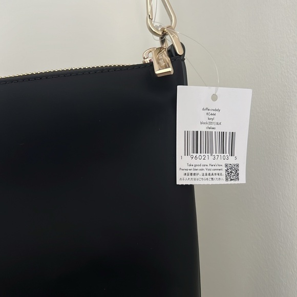 Kate Spade Chelsea Duffle Crossbody Bag Black KC444 - Picture 6 of 12